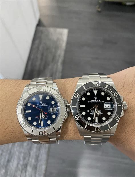 rolex yachtmaster vs submariner price|yacht master vs rolex.